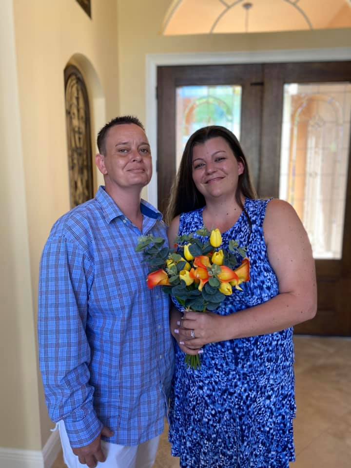 Daughter Samantha and her partner
